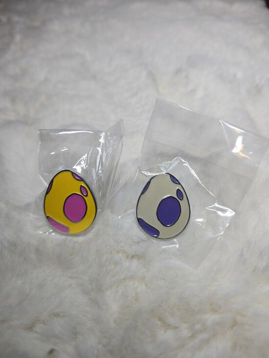 Nintendo Other - Pokemon GO Fest 2026 Egg Enamel Pin Lot of 2 Official Event Exclusive Pins